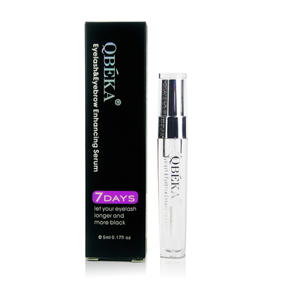 QBEKA Kosmetik Herbal Ekstrak Organik Vitamin E Peptida bulu mata Serum Pertumbuhan alis 5ml
