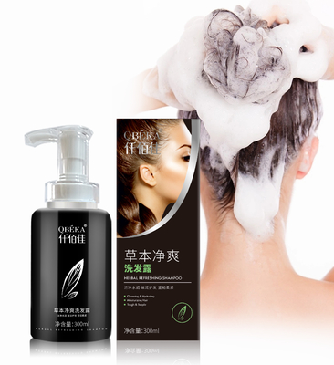 Customer Customize Logo Herbal Refreshing Hair Restore Shampoo untuk Produk OEM ODM