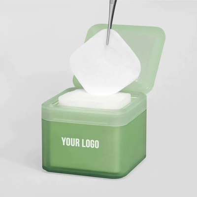 Custom Logo Daily Face Toner Pad untuk Wanita 7 Jenis Square Cotton Facial Pad