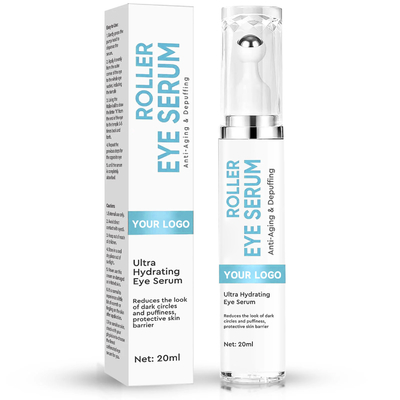 Custom Private Label Eye Cream untuk Lingkaran Gelap Kembung Anti-Aging Hydrating Roller