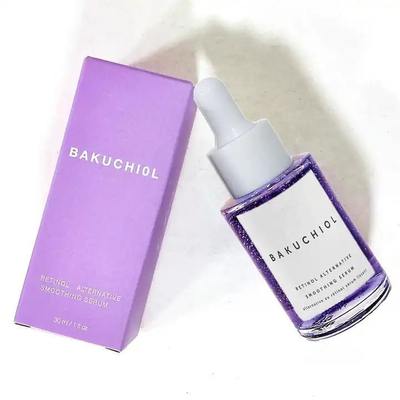 Serum Bakuchiol Label Pribadi yang Meningkatkan Ketahanan Kulit untuk Anti-Wrinkle dan Kelembaban