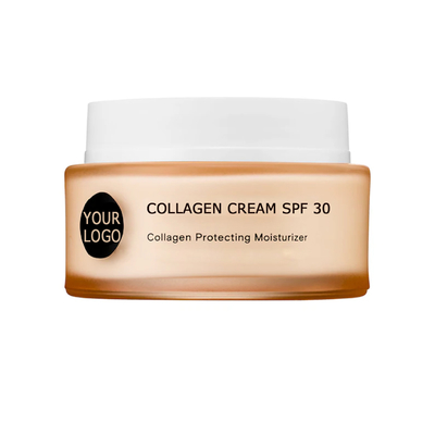 Kolagen Cream SPF 30 Private Label Moisturizer untuk Revitalisasi Kulit siang dan malam
