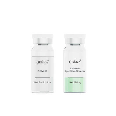 Serum bubuk Fulerene Lyophilized yang ampuh untuk pemutih anti-penuaan pada semua jenis kulit