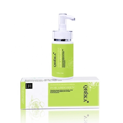Peptida Label Pribadi Pengurangan Berat Badan Organik 3 Hari Ginger Flat Fat Belly Burner Massage Cream