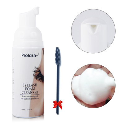 Herbal Eyelash Foam Cleanser Natural Fragrance Lash Shampoo untuk Pembersihan mendalam