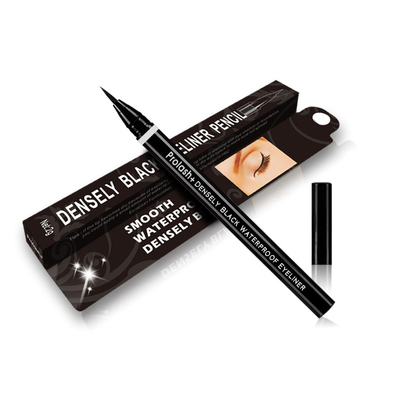 Dapatkan tampilan yang dramatis dengan mudah dengan Pen Eyeliner Cair Berwarna Hitam Padat