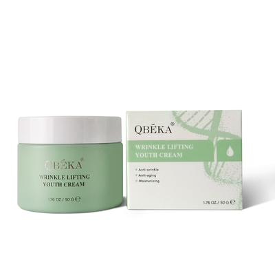 Anti-penuaan QBEKA Cream Rumput Lifting Pemuda dengan formula yang mencerahkan dan melembabkan