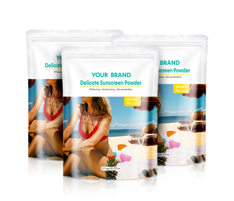Powder Sunscreen SPF Dry Sunblock Mineral Powder UVA Dan UVB SPF untuk Cruelty-Free