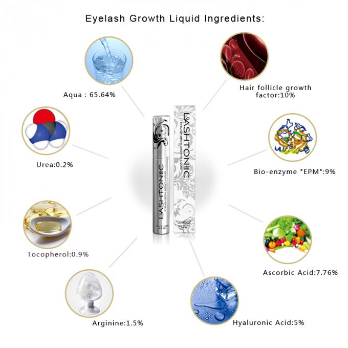Lashtonic Eyelash Lengthening Serum Pertumbuhan alis Cairan 4,8 ml Efek pertumbuhan cepat jangka panjang 4