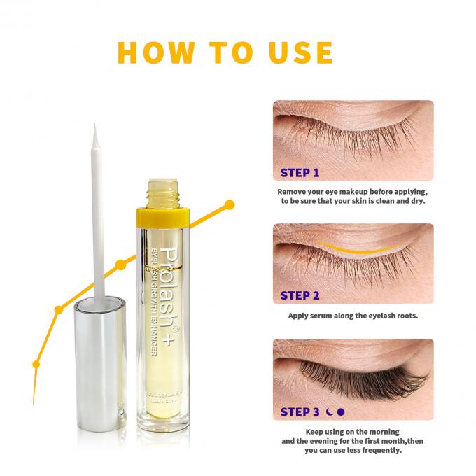Custom Herbal Eyelash Growth Liquid Organic Vegan Eyelash Serum untuk bulu mata yang indah 14
