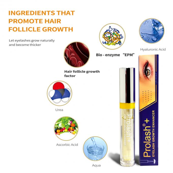 OEM Serum Pertumbuhan bulu mata Produk Meningkatkan bulu mata yang efektif dengan jaminan 17