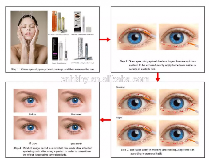 Cepat terjangkau EPM Blend Vegan Renew Transaprent Eyelash Growth Liquid QBEKA 7