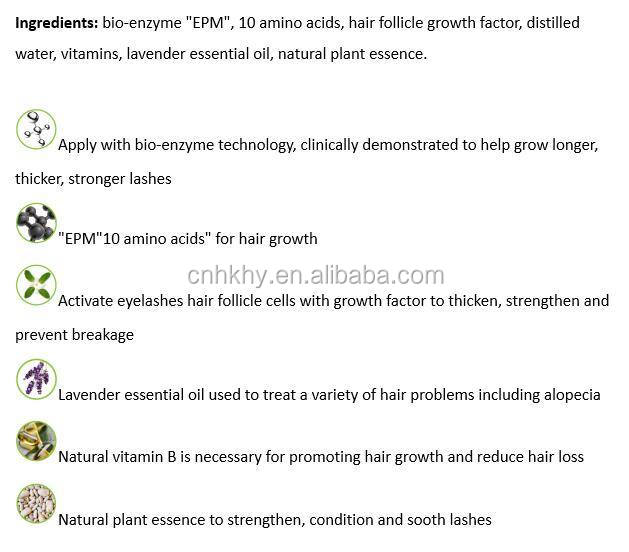 Label Pribadi OEM 10-amino asam Serum Ekstensi untuk Pertumbuhan Lash Alami dan Aman 10