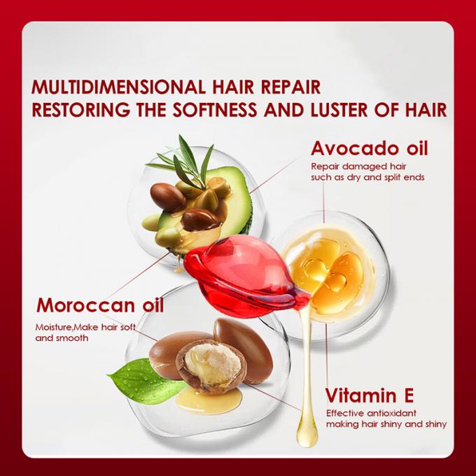 Minyak Jojoba Maroko Infused Custom Logo Hair Treatment Serum Kapsul untuk Label Pribadi 1