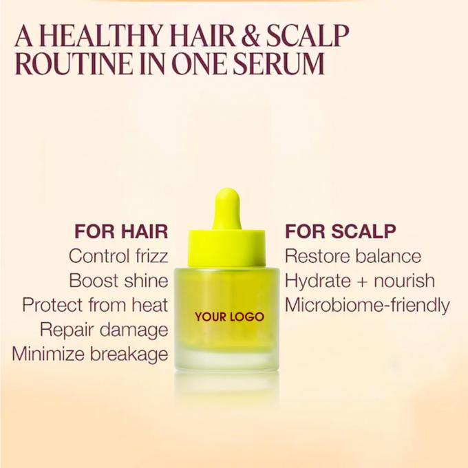 Serum Anti-Frizz Bebas Sulfat untuk Pengendalian Frizz Perbaikan Kerusakan dan Perataan 2