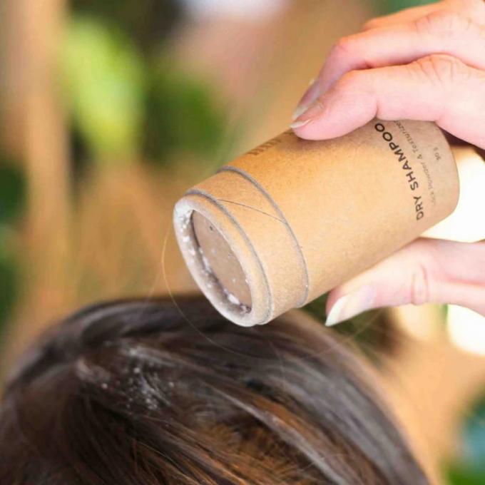 Volume Rambut Wanita 100% Bubuk Shampoo Garing Vegan Alami dengan Dukungan Label Pribadi 0