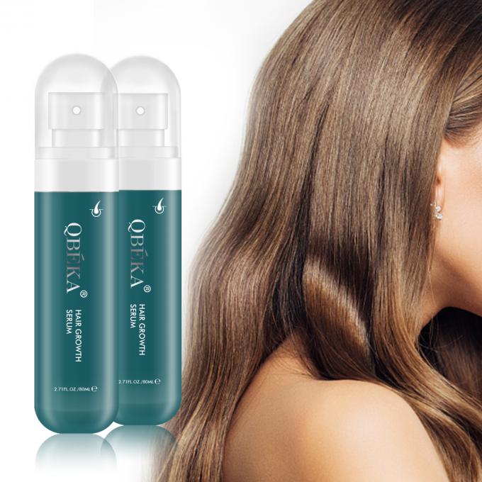 80ml Minyak Pertumbuhan Rambut Produk Label Pribadi Tim QC Profesional Serum Anti Rambut Rontok 4