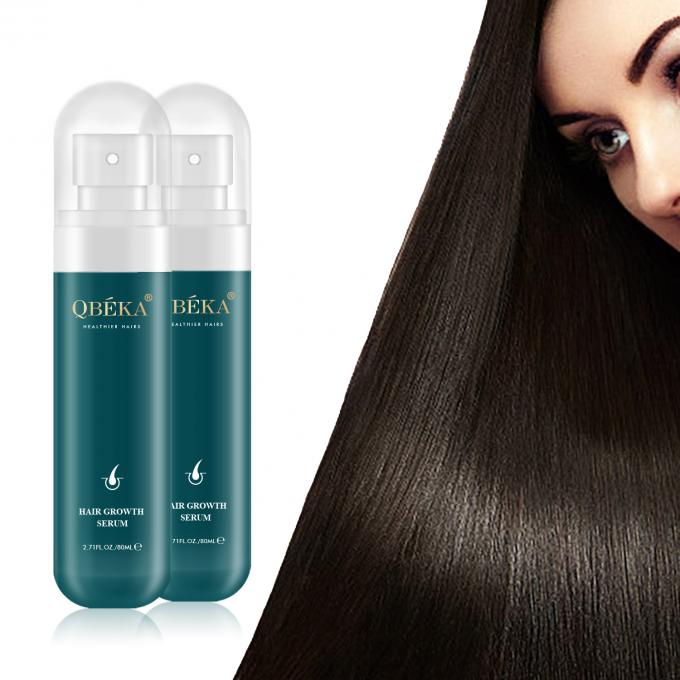 80ml Minyak Pertumbuhan Rambut Produk Label Pribadi Tim QC Profesional Serum Anti Rambut Rontok 5