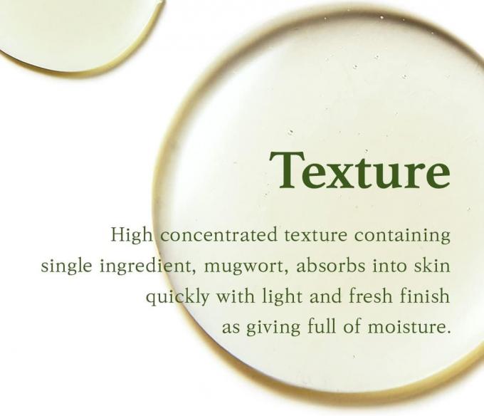 Serum Ekstrak Mugwort Pria untuk Menyenangkan Kulit Sensitif Mengurangi Kemerahan dan Hidrasi 0