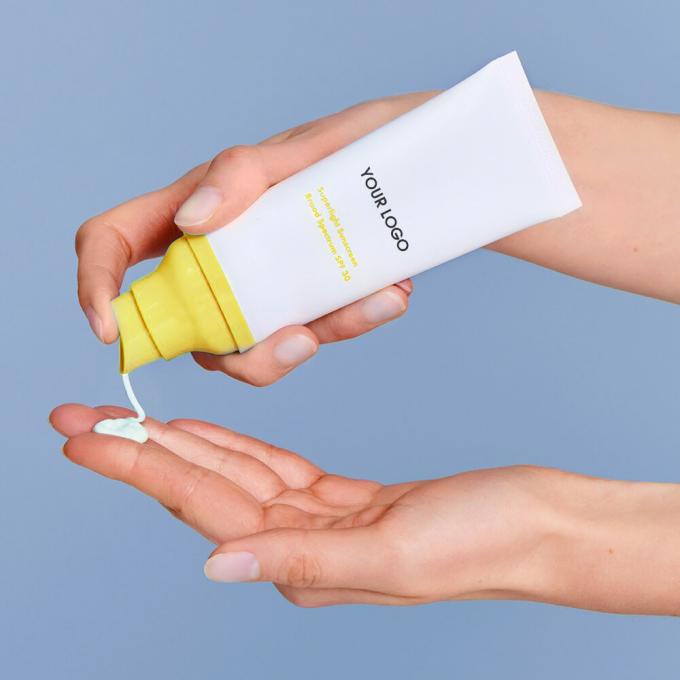 Perlindungan Matahari Pria Label Pribadi SPF 30 Pelindung Matahari dengan Zinc Oxide Light Weight Cream 1