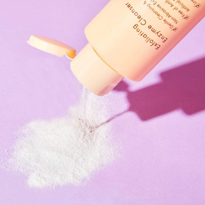 Dukungan Private Label Enzyme Face Wash Powder Pria Papaya Powder Powder Pembersih Powder 1