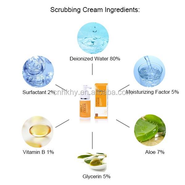 Ukuran Normal Krim Penggosok Organik alami Ideal untuk siang hari Menghilangkan kotoran dan minyak 9