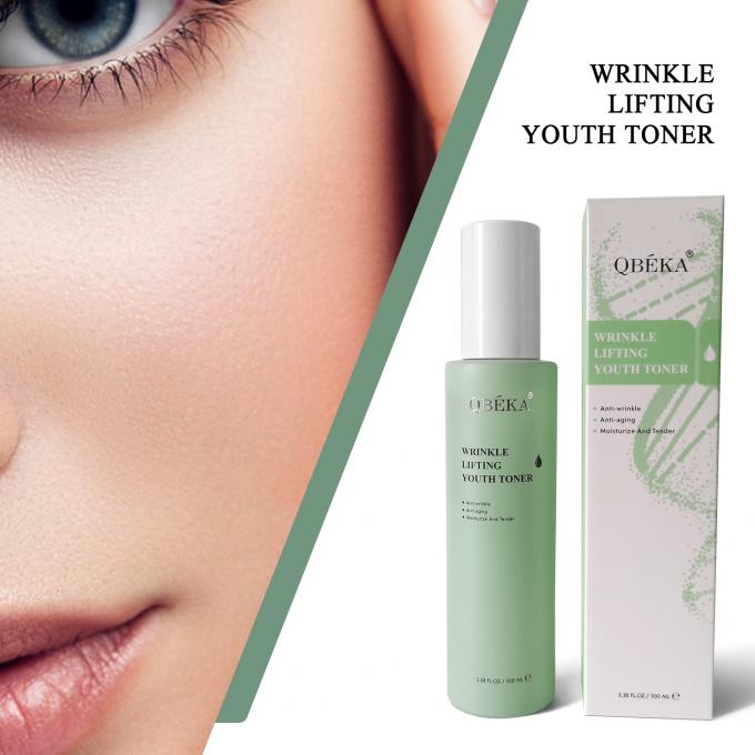 Set Perawatan Kulit Wanita OEM ODM Rumput Lifting Pemuda Toner dengan Bahan Organik 0