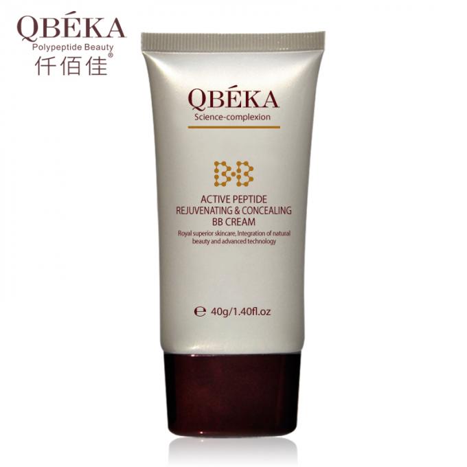 QBEKA Active Peptide Rejuvenating and Concealing BB Cream for Adults Blok UV Repair Skin (Krem BB yang Meremajakan dan Menyembunyikan Perut) 2