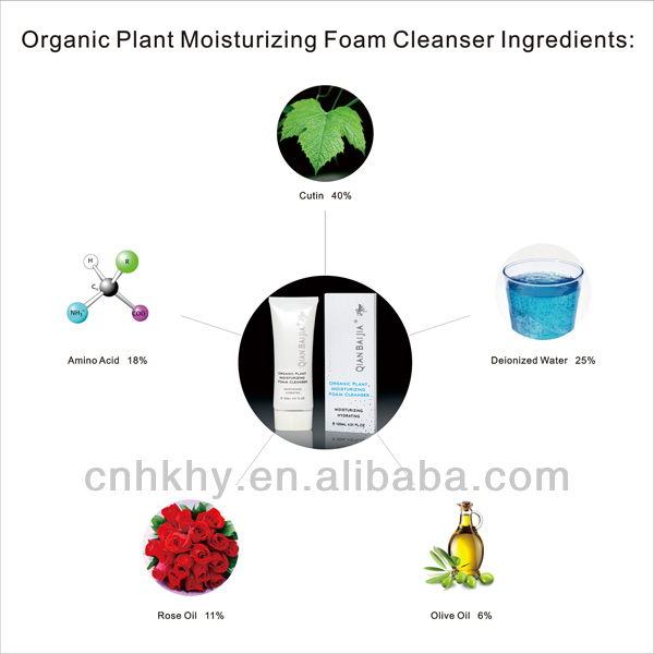 Organic Plant Moisturizing Deep Cleaning Facial Cleanser 1000 Jumlah untuk Semua Jenis Kulit 5