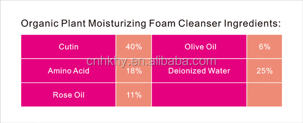 Organic Plant Moisturizing Deep Cleaning Facial Cleanser 1000 Jumlah untuk Semua Jenis Kulit 7