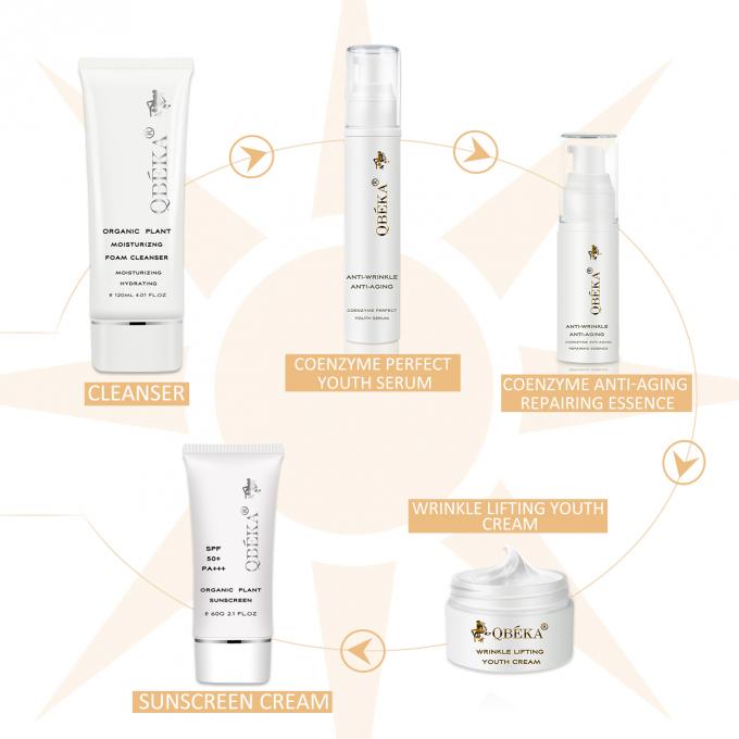 Bahan baku Bahan anti penuaan keriput jerawat bintik-bintik krim lotion untuk wanita dewasa 5