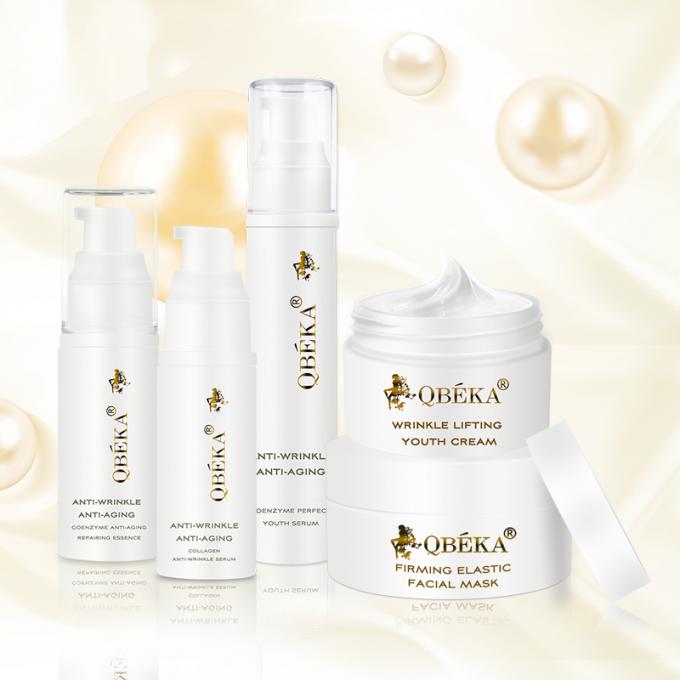 Bahan baku Bahan anti penuaan keriput jerawat bintik-bintik krim lotion untuk wanita dewasa 7
