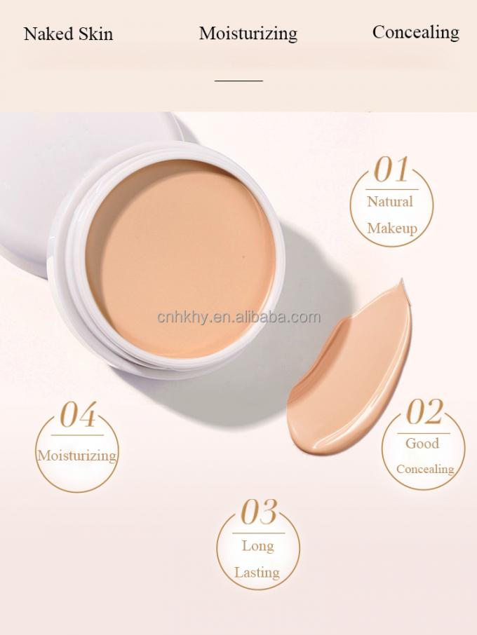 Menyimpan Makeup Foundation Cream untuk Base Alam dan Pelembab OEM ODM Layanan 4