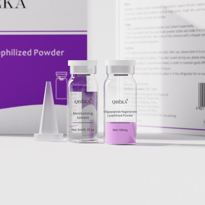 Efektif Anti-penuaan Menghilangkan bekas luka Oligopeptide Bubuk Lyophilized 3 Tahun Masa Pelayaran 4