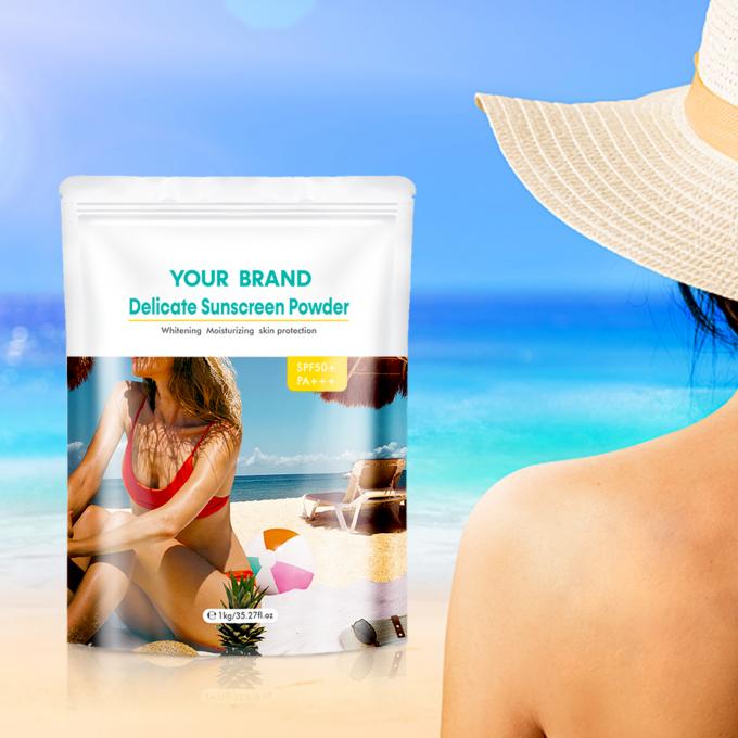 Powder Sunscreen SPF Dry Sunblock Mineral Powder UVA Dan UVB SPF untuk Cruelty-Free 2