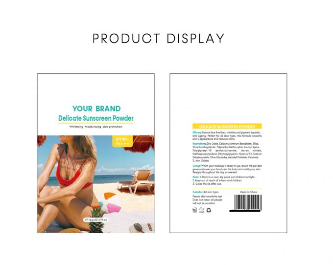 Powder Sunscreen SPF Dry Sunblock Mineral Powder UVA Dan UVB SPF untuk Cruelty-Free 3