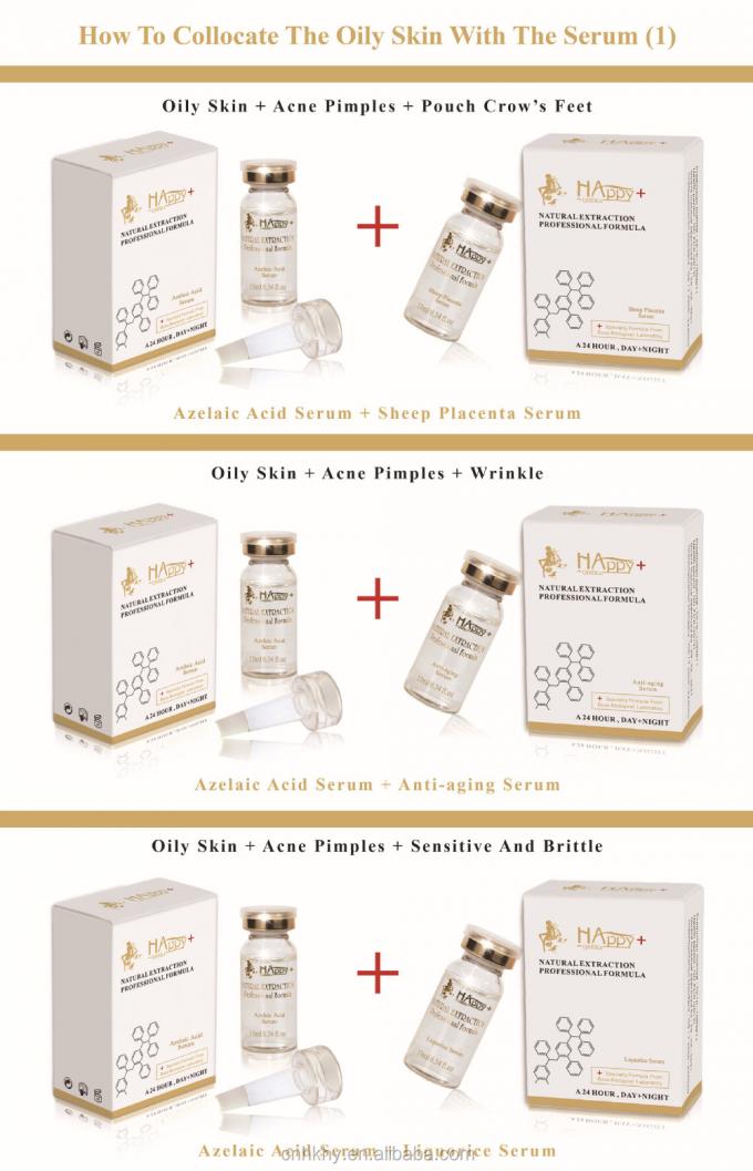 Waktu Hari Digunakan Vitamin C Organik QBEKA Plasenta Domba Serum Krim Wajah untuk Unisex 6