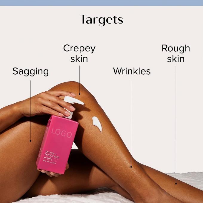 Retinol Ferulic Acid Body Lotion Firming Moisturizer Anti Aging Body Cream untuk Wanita 0