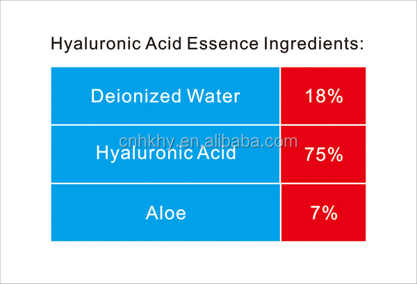 Kolagen Serum Wajah Asam Hyaluronic untuk melembutkan dan Anti-kisut 7 * 5 * 3 Cm Ukuran 1