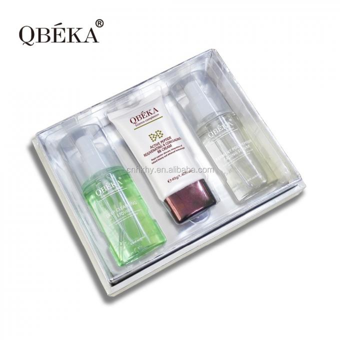QBEKA Ferment Polypeptide Fading Serum Whitening Gold Facial Kit untuk efek lifting 1