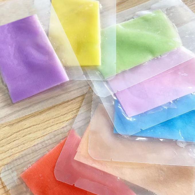Masker wajah asam hialuronat multi-warna untuk melembutkan dan mencerahkan kulit unisex 0