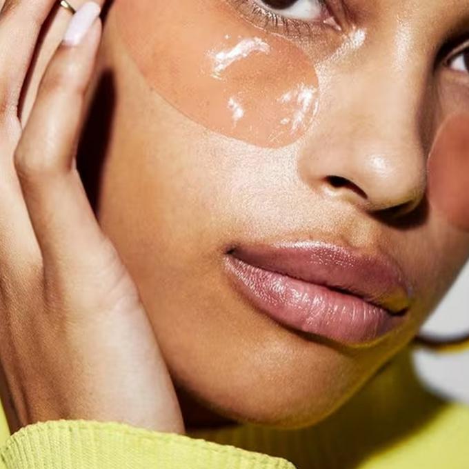 Masker mata hidrogel dengan infus niacinamide untuk kulit yang lebih cerah 5 pcs 0