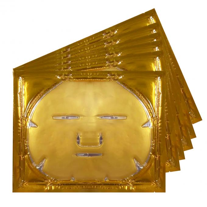 Topeng Wajah Emas Organik 24K Untuk Rumah Penenang Gel Kolagen Disesuaikan Crystal Beauty 2