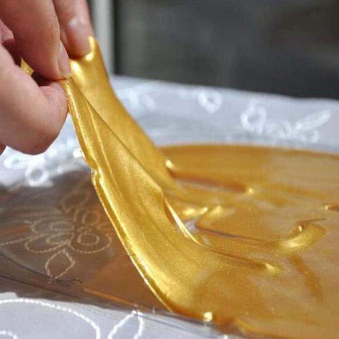 Topeng Wajah Emas Organik 24K Untuk Rumah Penenang Gel Kolagen Disesuaikan Crystal Beauty 6