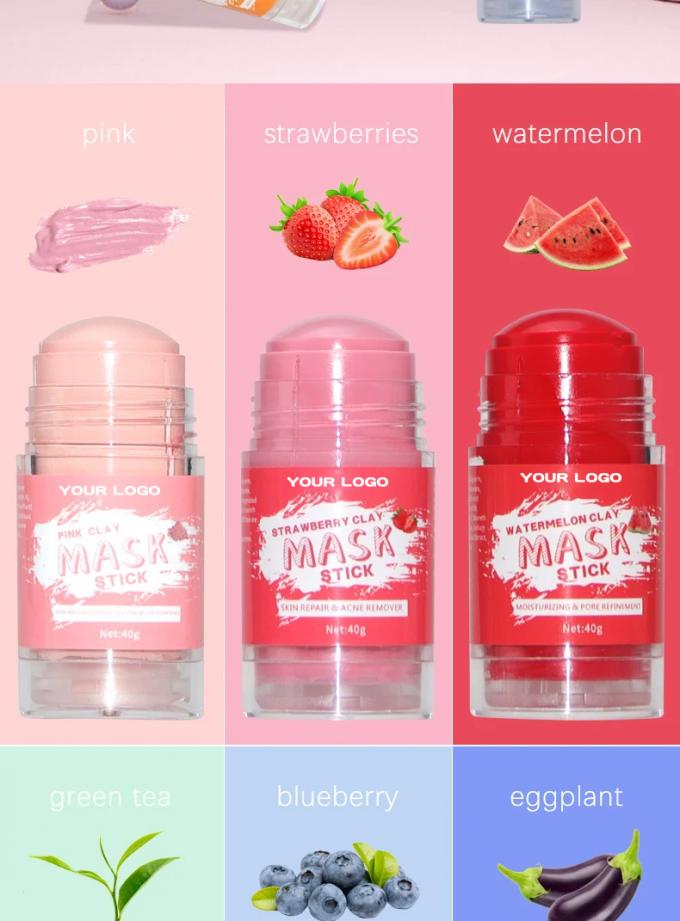 Green Tea Purifying Clay Stick Mask untuk Pengendalian Minyak dan Pembersihan Pori yang Disesuaikan 0
