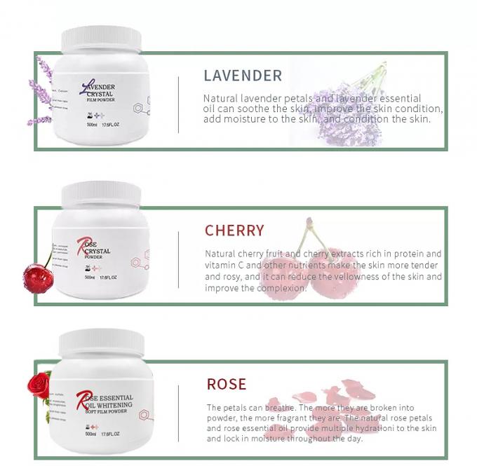 Home Peel-Off Lavender Jelly Mask Face Spa Anti Aging Hydrating Powder Mask Disesuaikan 2