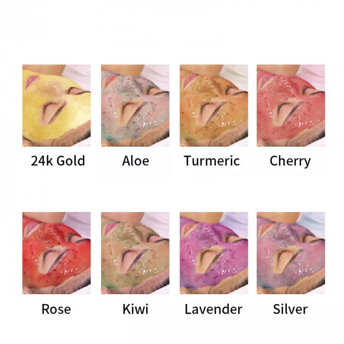 Home Peel-Off Lavender Jelly Mask Face Spa Anti Aging Hydrating Powder Mask Disesuaikan 8