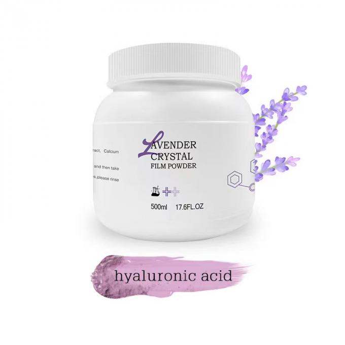 Home Peel-Off Lavender Jelly Mask Face Spa Anti Aging Hydrating Powder Mask Disesuaikan 6
