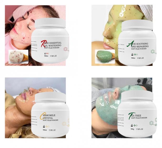 Custom Skin Care Beauty Rose Jelly Mask Powder Hydrating untuk Wajah dan Badan Spa 6