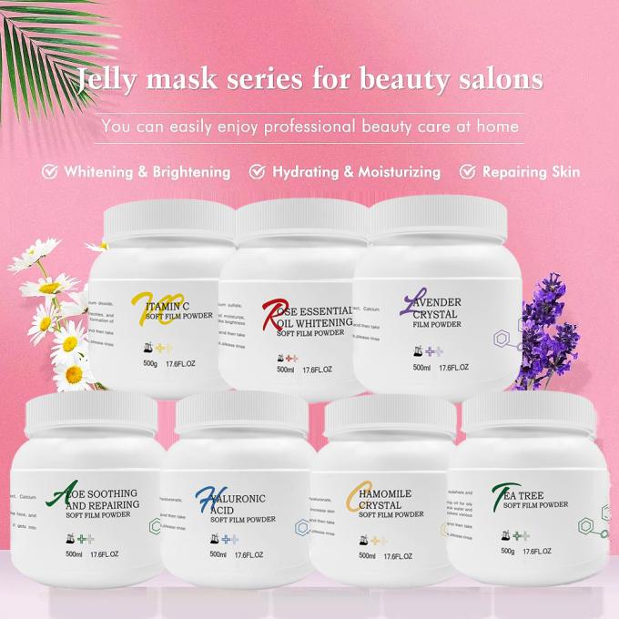 Custom Skin Care Beauty Rose Jelly Mask Powder Hydrating untuk Wajah dan Badan Spa 9